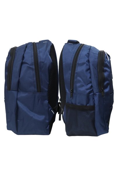 SEASON MOUNTAINER Unisex School Bag Multi-Compartment Daily Use and Travel Backpack,(Navy Blue)