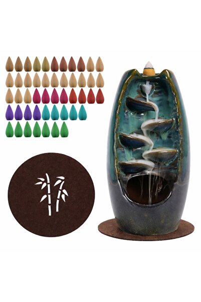 Ruhhy Difuzor de aromă, Ruhhy, Arzător ceramic cu efect de cascadă și reflux,...
