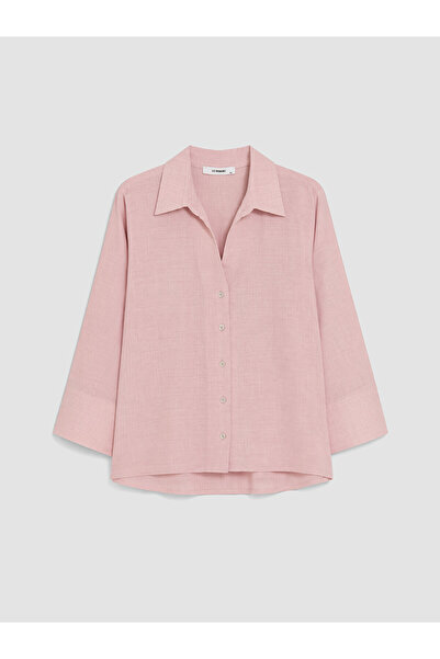 LC Waikiki Nevavm Big Size Women's Shirt with Difference