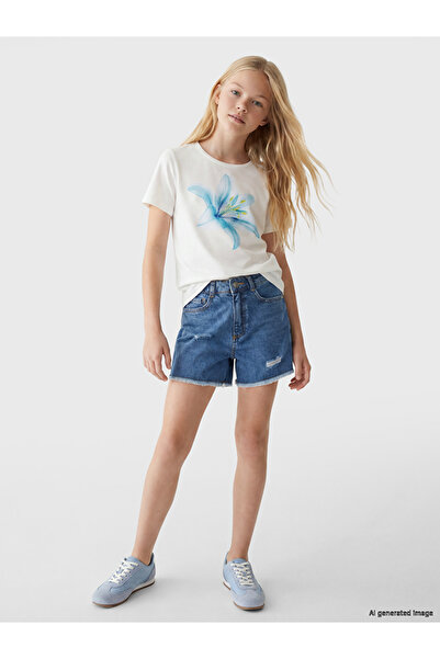 LC Waikiki I Ripped Detailed Girls' Jean Shorts from Freezen Store