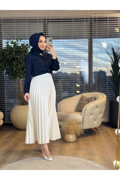 ALANURMODA 32174 Classic Pocket Shirt Navy Blue