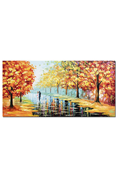 artnova Tablou indragostiti GIGANT pictat manual living, dormitor, Impreuna p...