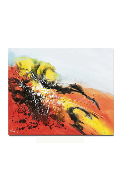 artnova Ръчно рисувана абстрактна картина, Фантазия в абстрактно 7, 60x50см м...