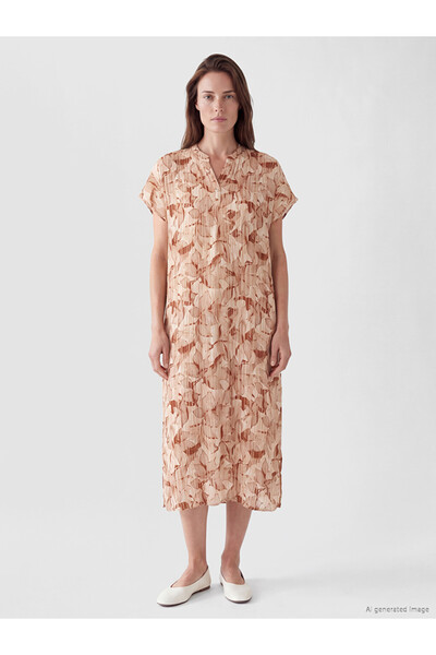 LC Waikiki Esvab • Modern & Distinctive Roba Collar Embroidered Dress