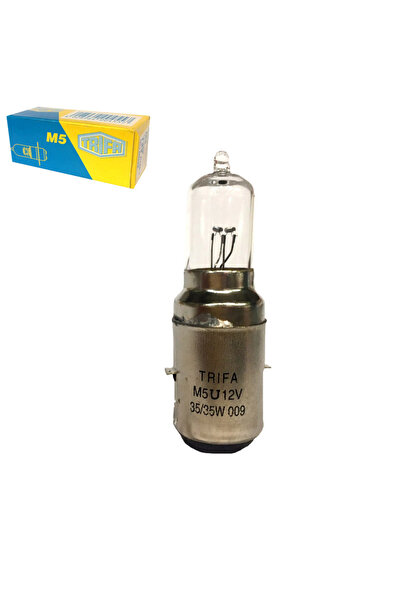 Trifa Λάμπα Αλογόνου Moto M5 BA20D BT0 12V 35/35W 00453 1 Τεμάχιο (CAR0011639)