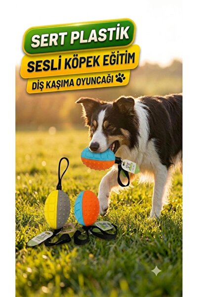 Ovisso Hard Plastic Sound Dog Training and Teething Toy
