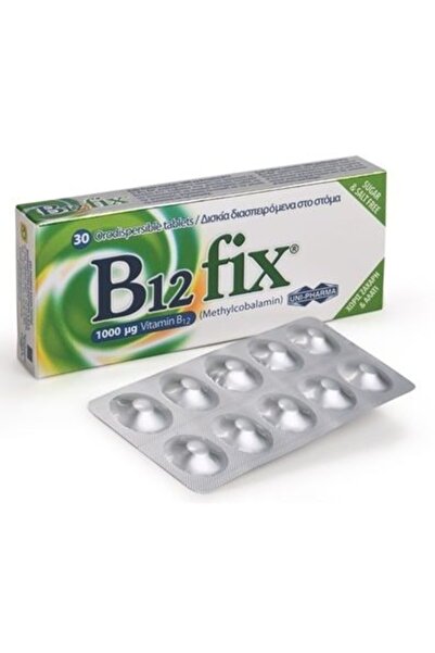 Uni-Pharma | B12 Fix 1000mg | Συμπλήρωμα Διατροφής με Βιταμίνη B12 | 30 tabs