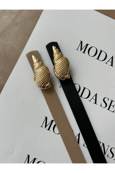LİA KEMER Ζώνη μέσης Merit Sea Snail Buckle 2-pack, Ζώνη για παλτό, Ζώνη για ...