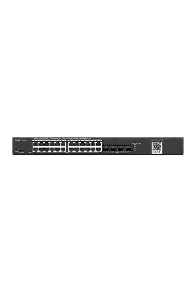 Universal RUIJIE 24port PoE 370w 4-SFP جيجابت مفتاح قابل للإدارة REYEE RG-NBS...