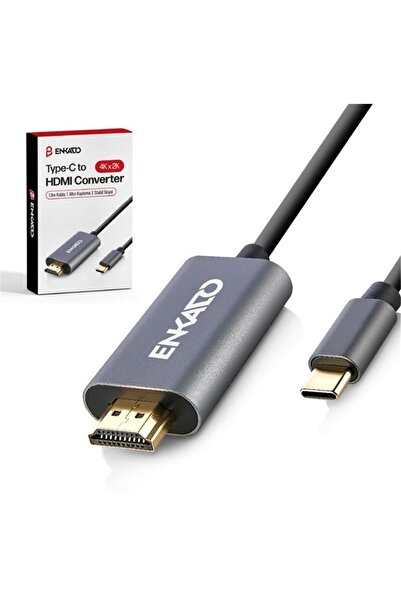 Universal كابل ENKADO EKD-TP40 TYPE-C إلى HDMI 4K-2K 30HZ بطول 1.8 متر