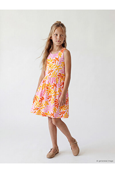 LC Waikiki I Zero Roba Collar Embroidered Girls' Dress from Freezen Store