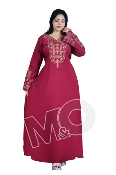 M&O 2 Linen Jalabiya with High Quality Embroidery, Cool, Weighs from 60 to 12...