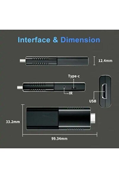 Generic Android TV TV Stick for LED LCD Tv. Make Your TV Smart
