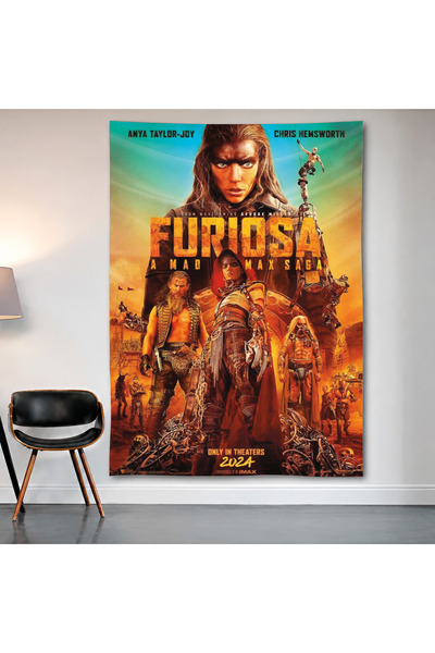 Geek Cultcha لوحة جدارية من Furiosa A Mad Max Saga، لوحة جدارية من القماش الس...