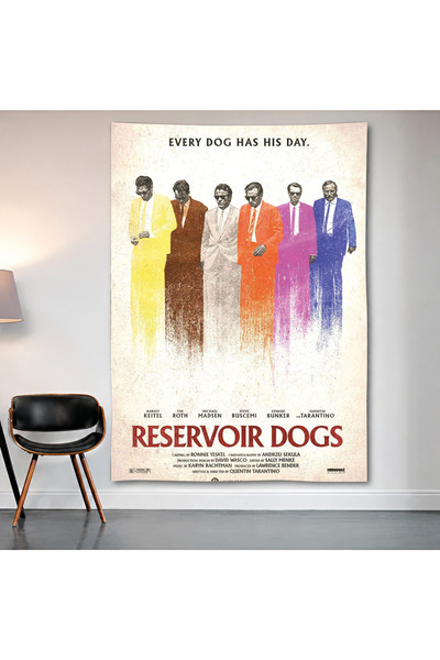 Geek Cultcha Reservoir Dogs Wall Cloth Wall Tapestry First Quality Satin Fabr...