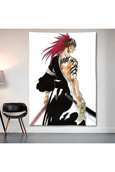 Geek Cultcha Bleach – Renji Abarai Wall Covering Wall Tapestry First Quality ...