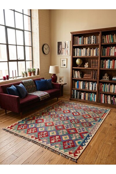 DOGANLAR ANTIQ MİRAS El Dokuma 113 Multy Kök Boya Yün Kilim-157x198