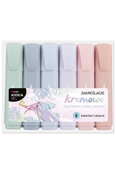 Kidea Markere, Kidea, 6 culori, Plastic, Multicolor