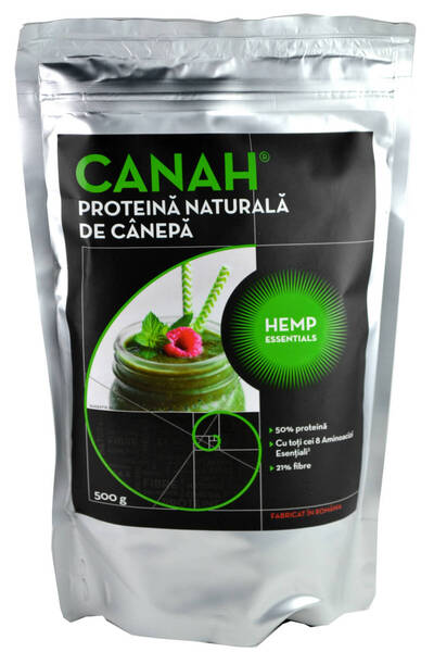 Canah Pudra Proteica (Proteina naturala) De Canepa 500g