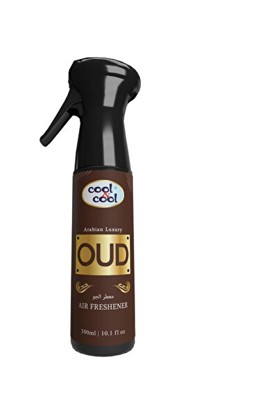 COOL & COOL Oud Air Freshener 300ml, Easy-to-Use Air Freshener, Scent of Arab...