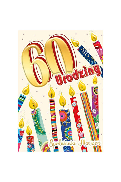 HENRY Felicitare A5 60 ani multicolor
