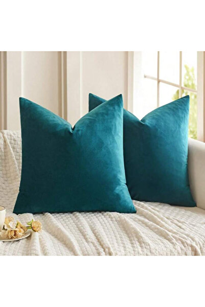 OEM Fete de perna, verde smarald, 40x40cm, set 2 bucati