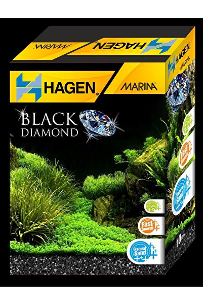 Hagen BLACK DIAMOND AKVARYUM KUMU 10 LT 8,5 KG (SİYAH)