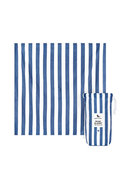 Dock & Bay Quick Dry Picnic Blanket - Whitsunday Blue - Large