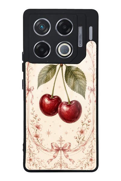 Spoyi Infinix Gt 20 Pro Glossy Phone Case with Vintage Cherry Blossom Design