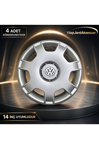 YILAPJANT YILAPJANTAKSESUAR 14 İNÇ VOLKSWAGON uyumlu jant kapağı 4 adet
