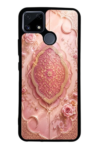 Spoyi Realme C25 Blush Crescent Palace Design Glossy Phone Case