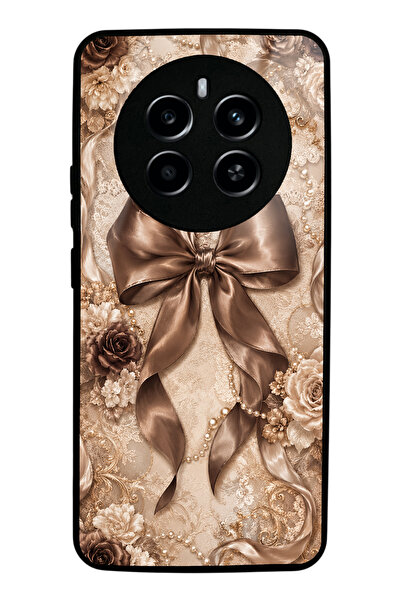 Spoyi Realme 12 Bronze Pearl Tasarımlı Glossy Telefon Kılıfı