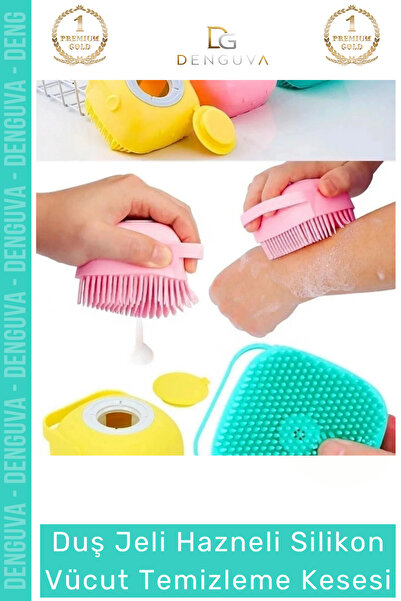 Denguva # Lif Shampoo Bowl Silicone Dog and Cat Washing Brush Body Cleaning S...