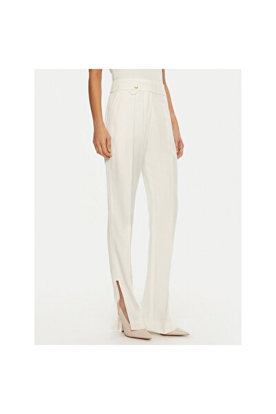 JACQUEMUS Γυναικεία Υφασμάτινα Παντελόνια 24E241PA038-1359 Λευκό