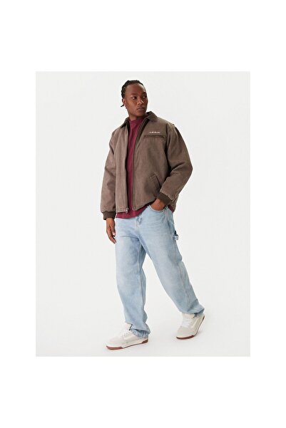 Quiksilver Geacă de blugi pentru bărbați EQYJK04174-CSD0 Maro