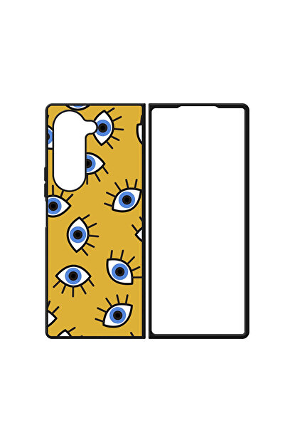 4TECH Θήκες Κινητών Τηλεφώνων Μάτια σε Κίτρινο Samsung Galaxy Z Fold 6