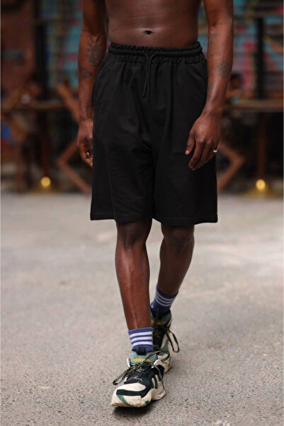 Livizmir Moda Men's Two Thread Pocket Shorts - Black