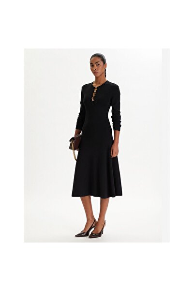 Karl Lagerfeld Rochie tricotată de damă B1W13003 Negru