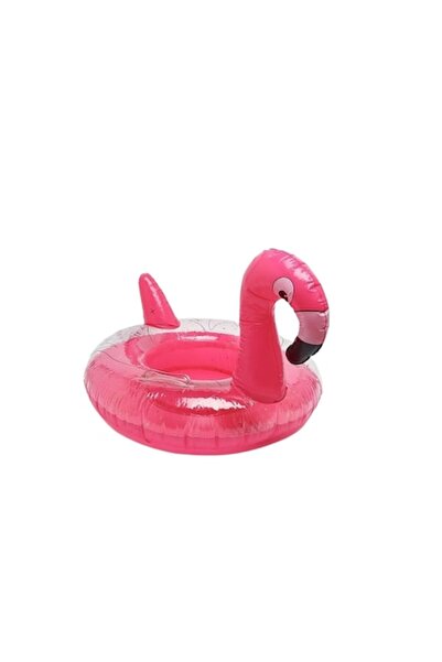 OEM Colac gonflabil pentru copii, Flamingo, cu scutec, roz