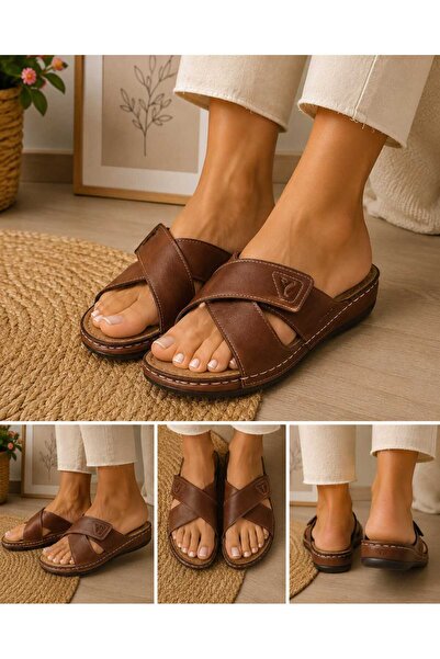 GEZER Anatomically Soft, Thick Sole, Lightweight and Comfortable, Leather-Lik...