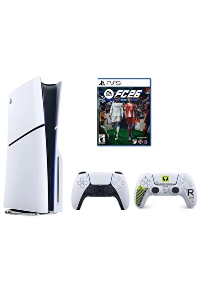 Sony Playstation 5 slim cdli + 2.kol Dualsense Marathon + FC26 ( İthalatçı Ga...