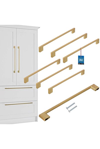 KOTARBAU Mâner pentru mobilier de bucătărie Clasic Modern Alungit Auriu Mat D...