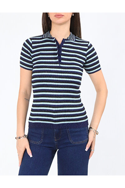 Evendi Tricou, Albastru/Negru