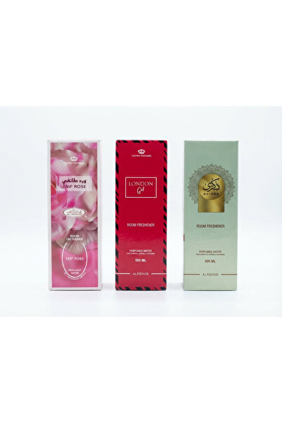 ALREHAB Taif Rose Room Freshener and London Girl Memory and Room Freshener an...