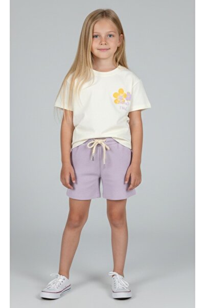 ALGLIFE Alg Girls' Summer Shorts Set