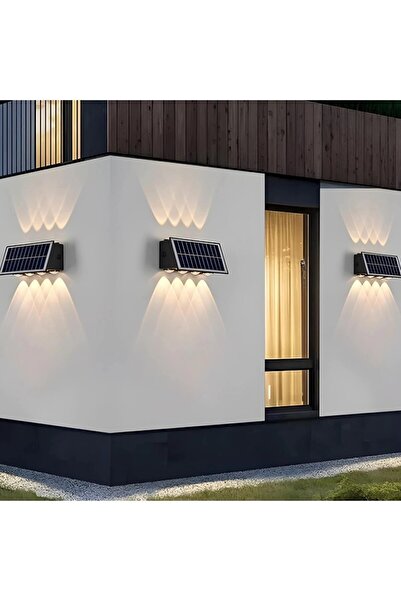 KAE Solar Powered Double-Sided Led Solar Sconce - Daylight