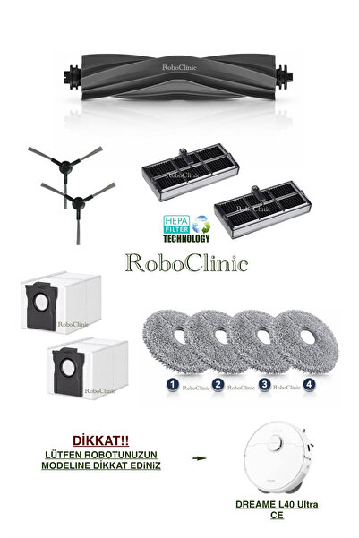 Roboclinic Aspirator robot Dreame L40 Ultra CE (COD MODEL: RLD52SE) Sac de pr...
