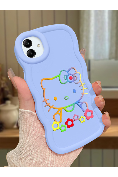 Hontinga Samsung Galaxy M13 Compatible Case Camera Protector Blue Silicone Co...