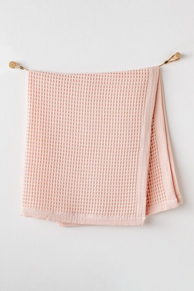 andywawa 100% Cotton 100*120cm Pique Pink