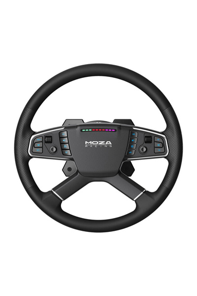 Moza Racing Volan de camion pentru PC cu sistem de feedback de forță pentru g...
